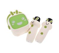 GALPADA Portable Karaoke Speaker with Microphone Mini Story Player for Wireless Classroom Karaoke Machine Sound Educational Entertainment in Fresh Green