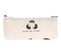 GALPADA Portable Large Capacity Pencil Case Cat Design Beige Colour Multi-Function Pencil Bag with PVC Jelly Glue Material and Stereoscopic Shape for Organizing Study Supplies at School