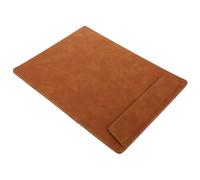 GALPADA Portable Leather Writing Clipboard for Office and Catering Use, Lightweight A4 Hardboard Clipboard with Brown Finish, for Teachers and Office Workers to Organise Memos and Files
