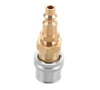 GALPADA Portable Locking Tire Inflator Chuck Brass Hose Adapter Nozzle for Auto and Truck Tyres Compatible with Car Air Compressor Usage