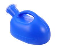 GALPADA Portable Male Urine Bottle 2000Ml Thickened Reusable Urinal with Lid for Travel Elderly and Bedridden Use Blue Fits Bed Rails