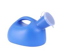 GALPADA Portable Mens Outdoor Urinal Bottle with Leakproof Lid PE Material Ergonomic Handle Stable Wide Base for Camping Travel Emergency Use Blue Random Color