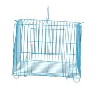 GALPADA Portable Metal Bird Cage Wire Parrot Carrier for Travel Half Design Secure Spacious and Durable Bird Storage Cage for Outdoor Activities
