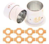 GALPADA Portable Moxibustion Box Tape Moxa Supply Metal Tinfoil Heating Can for Necks and Shoulders, Camping, Business Trips, Elderly
