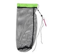 GALPADA Portable Nylon Fishing Net Bag with Ground Stake Foldable Invisible Mesh Fish Collection Basket for Kayak Outdoor Sports Abrasion-resistant Fish Keeper for Catch and Release