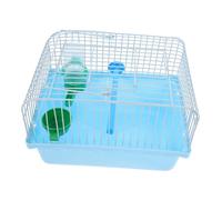 GALPADA Portable Parrot Travel Cage with Stand Multi Use Bird Carrier for Lovebirds Animals Includes Food Water Accessories Durable Easy to Clean Birdcage