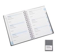 GALPADA Portable Password Notebook Quick Searching A6 with Colorful Alphabetical Tabs and Versatile Use Spiral Notebook Made of Pp and Paper for Organising Internet Passwords