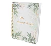 GALPADA Portable Print Checkbook Register Book for Efficient Financial Management Accounting Ledger for Personal and Business Use Easy Track of Checks Deposits and Expenses