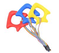GALPADA Portable Safety Walking Rope Random Color for Boys and Girls 3pcs Round Handles Webbing and Pp Material Designed for Toddlers and Children to Keep Safe During Parks Visits