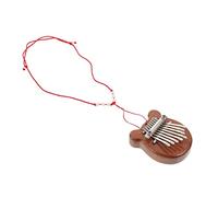 GALPADA Portable Small Thumb Piano with 8 Keys, Synthetic Material, Crisp Tone, for Adults and Boys and Girls, Adorable Finger Instrument for Teaching and Music Practice Random Color