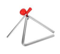 GALPADA Portable Triangle Hand Percussion Instrument for Durable with Striker Travel Friendly Educational Music for Childrens Early Development and Family Fun