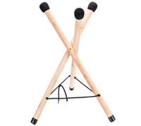 GALPADA Portable Wooden Tongue Drum Stand Tripod Foldable Snare Drum Bracket for Practice and Performance Suitable for Steel Tongue Percussion Instruments