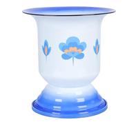 GALPADA Practical Enamel Urine Bucket Chamber Pot for Elder, Labour-Saving and Easy to Clean Home Spittoon with Retro Style for Bedridden and Daily Use