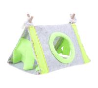 GALPADA Practical Small Dog and Rabbit Carrier Bed in Green, Easy to Carry Synthetic Material Fashion and Simple Design, Warm Pet Nest for Comfortable Travel and Rest