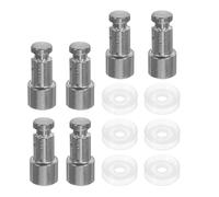 GALPADA Pressure Cooker Float Valve Replacement Sealer Gasket Stainless Steel and Rubber Material 6 Sets Easy to Fix and Maintain, Stable for Electric Pressure Cooker Accessories