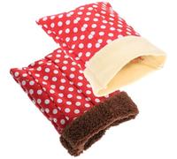 GALPADA Printed Cotton Small Animal Bed with Warm Multi-purpose Nest Design, Pet Bed for Hamsters, Squirrels and Guinea Pigs to Rest Comfortably the Floor Color