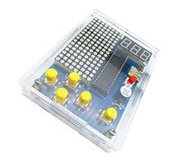 GALPADA Professional DIY Game Console Kit for Soldering Practice Electronic Handheld Game Console Parts with Battery Box Educational Stem Soldering Project for Adults