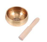 GALPADA Professional Meditation Singing Bowl Set with Wooden Mallet and Copper Gasket, Lightweight and Soothes the Mood, for Bedrooms and Meditation Rooms, for Spiritual Practitioners