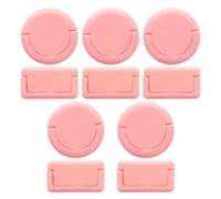 GALPADA Proof Outlet Plug 10Pcs Pink Plastic Socket Protectors with Insulated Design, Safety Covers for Wall Electrical Outlets