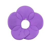 GALPADA Protective Flower Pet Collar for Cats and Dogs, Comfortable Purple Polyester and Sponge Neck Shield, for Injuries and Post-operation