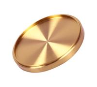 GALPADA Pure Copper Cup Coaster Non Slip Heat Resistant Cup Mat for Protecting Desk and Table Suitable as Housewarming and Cocktail Glass