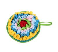 GALPADA Rabbit Foraging Mat with Non-slip Base for Rabbits and Pets Interactive Snuffle Feeding Cushion Machine Washable for Enhancing Natural Foraging Instincts