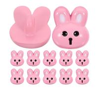 GALPADA Rabbit Shaped Resin Buttons 12Pcs for Craft Sewing and Clothes Replacement Small Sturdy Buttons for Coats and Outfits