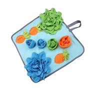 GALPADA Rabbit Snuffle Mat for Small Pets Interactive Foraging Feeding Pad for Hamsters Guinea Pigs Rabbits Encourages Natural Sniffing Comfortable Dining Experience