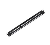 GALPADA Rack Mount Patch Panel Non Shielded Cata Network Cable Management Module for Office Hotel Use Ports Wallmount Compatibility Durable Efficient Design
