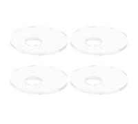 GALPADA Rain Sensor, Automotive Wiper Sensor Mount High Transparency 4pcs Silicone Gel Pads for Liquid Silicone round Adhesive Film Universal Car for Car Windshield, Suitable for Outdoor
