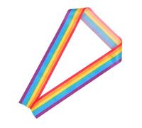 GALPADA Rainbow Pride Party Sash Vibrant Striped Decorative Ribbon for Parade Events One Fits Lgbt Celebration Accessory for Pride Month Festivities
