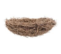 GALPADA Rattan Bird Nest Decor 15cm Woven Decorative Bird House Ornament for Garden and Wedding Handmade Air Plant Holder Accessory