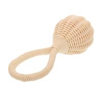 GALPADA Rattan Hand Bell for Handwoven Rattle Cute Small Grasping Shaker for Hand Eye Coordination and Soothing Safe Natural Material Newborns