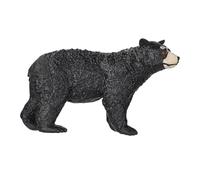 GALPADA Realistic Asian Black Bear Model Cognitive Animal Figurine Desktop Ornament Educational Bear Plaything for Home and Classroom