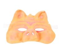 GALPADA Realistic Comfortable and Unique Made of Breathable Latex Pig Head Half Face Mask Beige Costume Prop for Halloween Party Masquerade Accessories