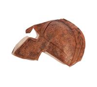 GALPADA Realistic for Brown Comfortable Latex Material Easy with Wear Viking Helmet Hat Matching Party Adults Teens Medieval Costume Events and Carnival Celebrations