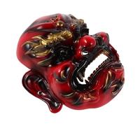 GALPADA Realistic God of Wealth Resin Mask for Halloween Cosplay Themed Parties Unique Comfortable Design Fit Multievent Use