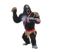 GALPADA Realistic Gorilla Figurine Wildlife Animal Model for Educational Play and Home Decor Detailed Jungle Animal Sculpture Collectible Monkey Action Figure for Boys and Cake Topper