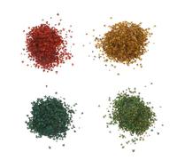 GALPADA Realistic Miniature Fall Leaves for Crafts Simulation Model Scenery Leaves with Autumn Red Yellow Summer and Spring Green for Dollhouse Fairy Garden Diorama Landscape