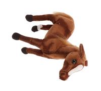 GALPADA Realistic Plush Horse Doll Soft Stuffed Plaything for Comfortable Cuddling Companion Lightweight Travel and Sleep Comfort Gift