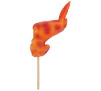 GALPADA Realistic PVC Simulated Chicken Wings with Rice Stuffing Lightweight Faux Roasted Food Model for Kitchen Decor Barbecue Party Props Asian Cuisine Display