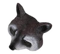 GALPADA Realistic Raccoon Animal Mask for Adults Full Face Pu Material with Adjustable Elastic Band, Vivid Brown Colour, Texture, Secure Fit, Maintains Vision, for Parties and Festivals
