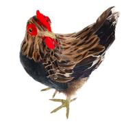 GALPADA Realistic Simulation Hen Ornament Foam and Plume Farmhouse Decor for Easter Holiday Garden and Home Lifelike Chicken Statue Adding Cozy Ambiance and Charming Touch