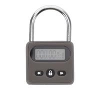 GALPADA Rechargeable Electronic Time Padlock with LCD Display, Zinc Alloy Metal Timing Lock, Easy to Use Timer Padlock for Home Use, for Students and Exam Candidates