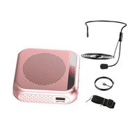 GALPADA Rechargeable Voice Amplifier Meeting Microphone Plastic Handheld Wireless Microphone with Long Battery Life LED Display for Teachers and Tour Guiding Travel