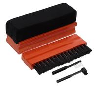GALPADA Record Cleaner Set Vinyl Record Cleaner Kit with Wood and Sponge Brushes PP Lint-Free Cleaning Tools for CD/Dvd Player Extends Lifespan Easy to Use