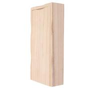 GALPADA Rectangular Wooden Storage Box Portable and Lightweight with Simple Design, Organizer Box for Tea, Party, Or Wedding Favour Storage in Khaki Colour