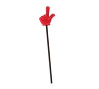 GALPADA Red Hand Pointer Stick for Teaching Supplies Lightweight Finger Pointer for Classroom Presentations Interactive Game and Dance Portable and Eye Catching Hand Gesture Stick