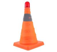 GALPADA Reflective Emergency Road Cone with LED Light Portable Retractable Traffic Safety Cone for Parking Construction and Driver Training Splashproof Material