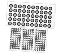 GALPADA Reflective Marking Point Stickers for 3d Scanning Devices, High Reflectivity Adhesive Marker Points, 0.15mm Thickness, 50 Pieces Per Sheet, 4 Sheets Set for Precise Scan Calibration